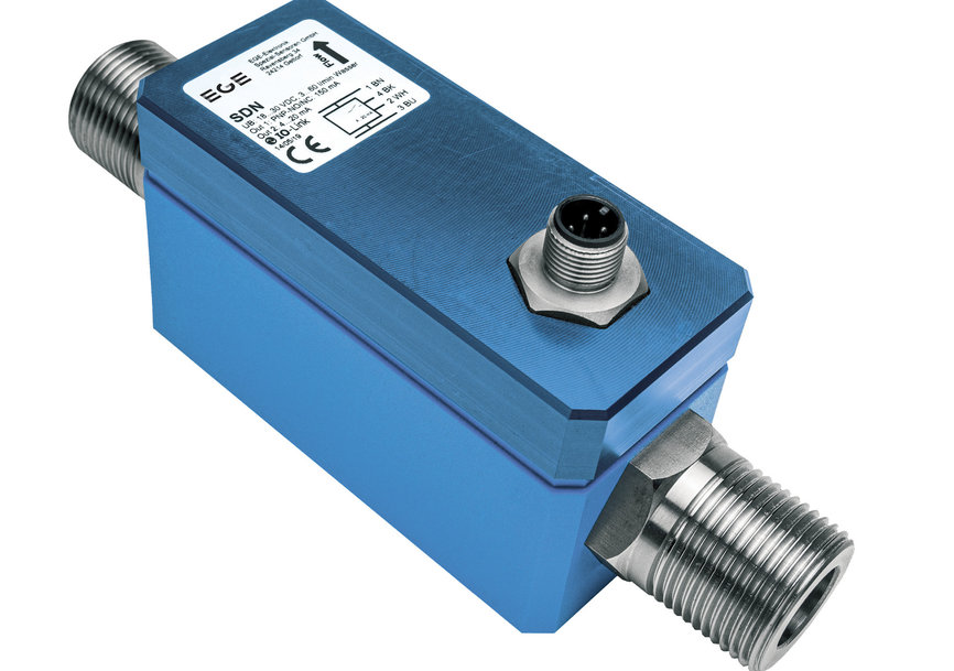 Flow sensors with IO-Link interface for 0.5 to 100 l/min